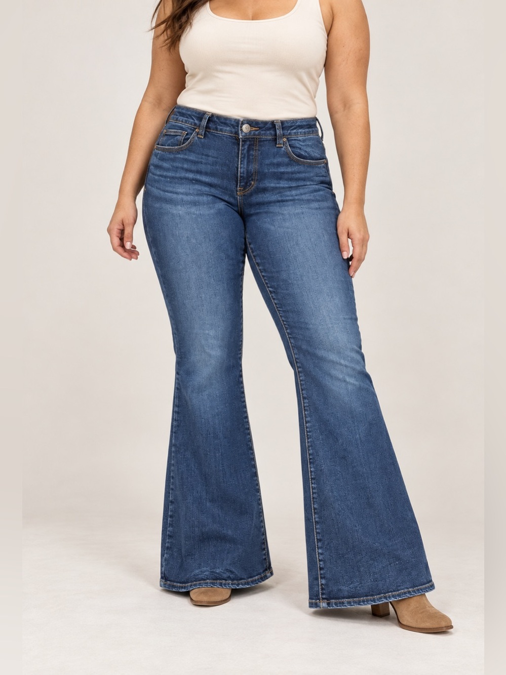 American Eagle Boho Artist Stretch Flare Jeans – Size 12 Regular